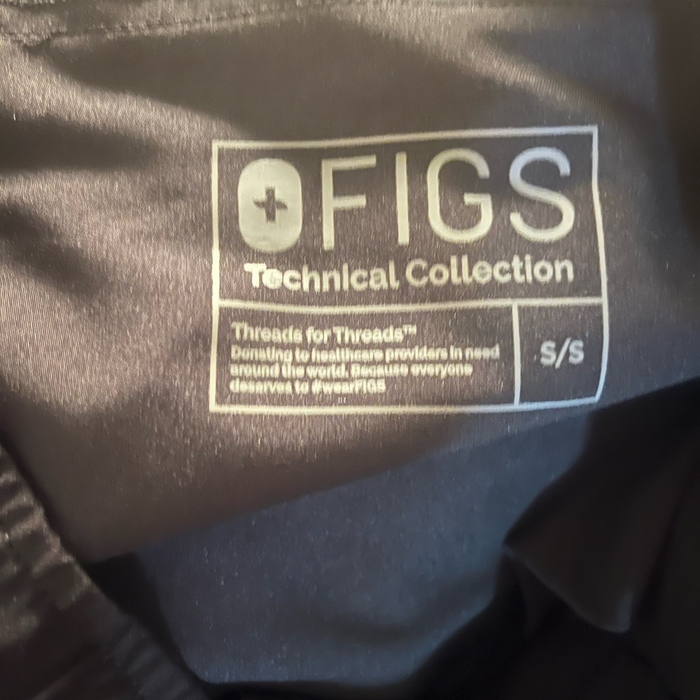 Figs Black Jogger Pants - Picture 3 of 3